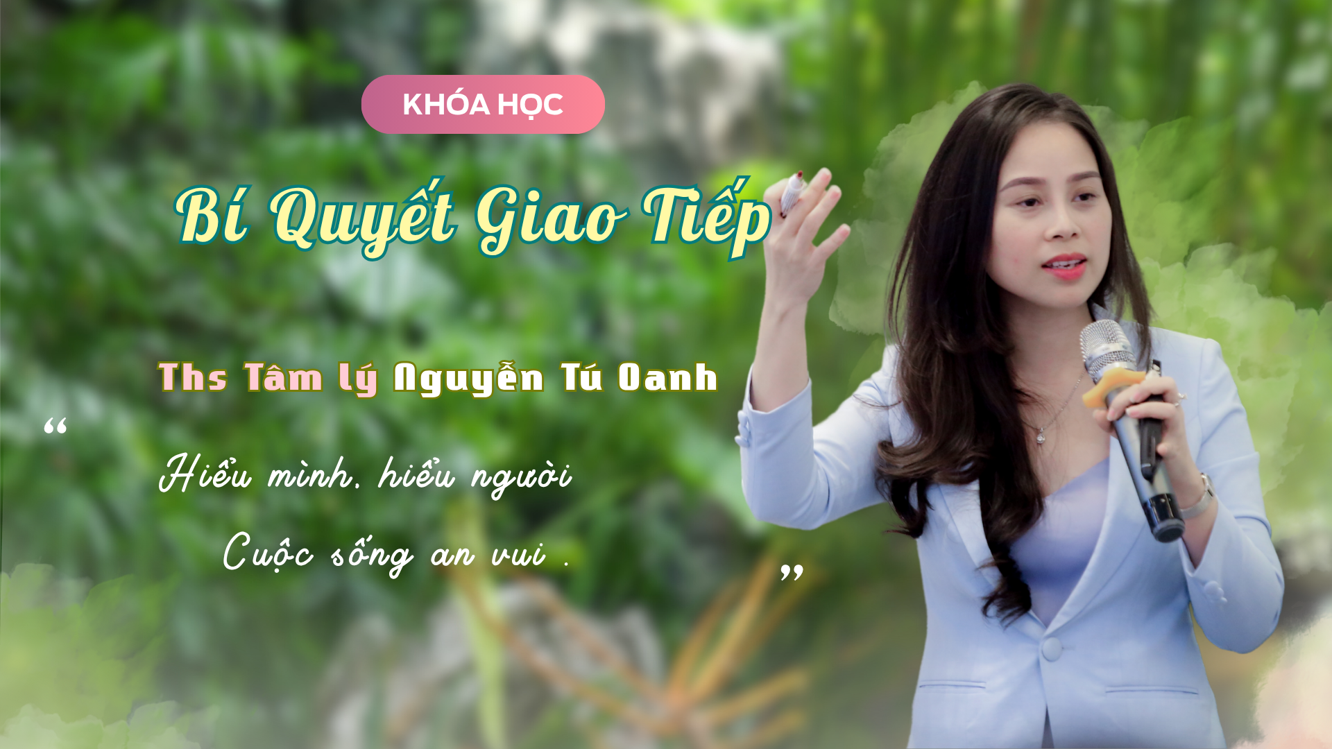 Bìa khóa học BÍ QUYẾT GIAO TIẾP